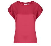 Vila Blouse VIELLETTE S/S SATIN in Pink UK 10