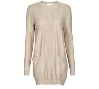 Vila Ril Open Long Sleeve Cardigan Brown S Woman