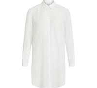 VILA CLOTHES Women's Vilucy Button L/s Tunic-Noos Blouse, Snow White, 36