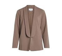 Vila Women's Vivarone Blazer-Noos Short, Brown Lentil, 18