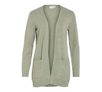 Vila Women's Viril Open L/S Knit Cardigan-Noos, Oil Green/Detail:Melange, S