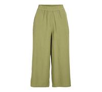 Vila Female Cropped Trousers High Waist, Sage, 14