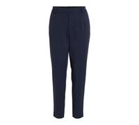 Vila Female High Waist Trousers Slim Fit, Blazer Navy, 16