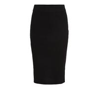 Vila Women's Viril Pencil Hw Knit Skirt-Noos, Black, S