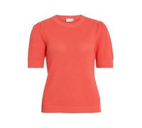 Vila Female Knitted Short Sleeve Top, Dubarry, XS