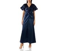 Vila Female Short Sleeve Evening Dress, Blazer Navy, 10
