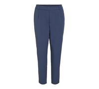 Vila Varone Slim Fit High Waist Pants Blue 38 Woman
