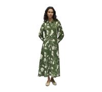 Vila Jacira Long Sleeve Long Dress Green 38 Woman