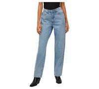 Vila Kelly Jaf Straight Fit High Waist Jeans Blue 42 / 30 Woman