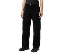 Vila Kita Wide Leg Fit Corduroy Pants Black S Woman