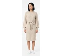 Vila Lampe Long Sleeve Midi Dress Beige S Woman