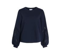 Vila Visandy L/S Detail Sweat Top - Noos, Blazer navy, XXL