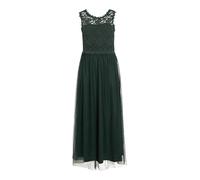 Vila Women's Vilynnea Maxi Dress-Noos Evening, Scarab/Detail: Elastic, 14