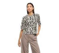 Vila Mayas O-neck Knit Noos Short Sleeve Sweater Beige 2XL Woman