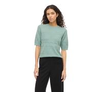 Vila Milos O-neck Pointelle Short Sleeve Sweater