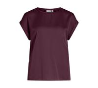 Vila Noos 14059563 Women's Variety S/S Satin Top, FIG, 18
