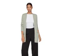 Vila Women's Viril Open L/S Knit Cardigan-Noos, Oil Green/Detail:Melange, M