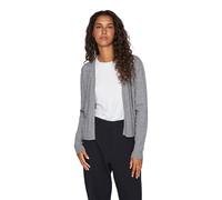 Vila Women's Viril Short L/S Knit Cardigan-noos Sweater, Medium Grey Melange, S