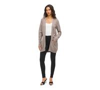 Vila Women's Viril Open L/S Knit Cardigan-Noos, Falcon, XL