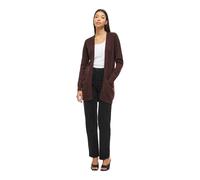 Vila Ril Long Cardigan Brown M Woman