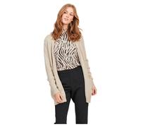 Vila Ril Open Long Sleeve Cardigan Brown S Woman