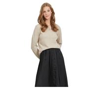 Vila Ril Sweater Beige S Woman