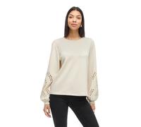 Vila Sandy Detail Top Sweatshirt Beige XL Woman