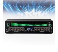 VILA SMO 31-band Stereo Graphic Equalizer, Green Dynamic Spectrum Display, Dual 10-band Stereo Eq Control, With Noise Reduction,12 Spectral Rhythm Patterns, Optical Coaxial Aux Inputs, For Recording
