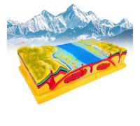 VILA SMO 3D Earth Crust Tectonic Model, Seabed Topography Geography Teaching Models, for Secondary School Classroom Lab Geography Education