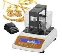 VILA SMO Gold Tester Kit, Accurate Electronic Densimeter with LCD Display, Includes Printer for Precise Results, for Gold, Silver, Platinum & More Accurate Metal Assay （XF-300K~600K）