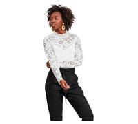 Vila Stasia Lace Long Sleeve High Neck T-shirt