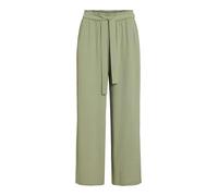 Vila Josa Belted Culotte Pants Green 40 Woman