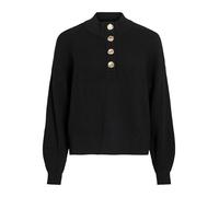 Vila Viching Crew Neck L/S Knit Top - Noos, Black Beauty, L