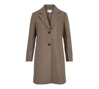 Vila Viclaudia Button Coat - Noos, Falcon, 16