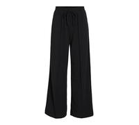Vila Clua Wide Leg Fit High Waist Pants Black L Women