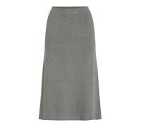 Vila VICOMFY A-Line Knit Skirt- Noos, Medium Grey Melange, XS