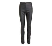 Vila Vicommit Women's Coated Plain Noos Leggings, Black (Black), M