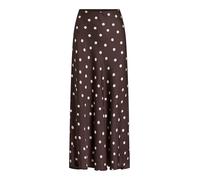 Vila Viellette Variety Hw Midi Skirt - Noos, Coffee Bean, 12 UK