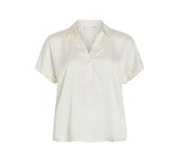 Vila Enna Ravenna Short Sleeve Blouse Beige 36 Woman