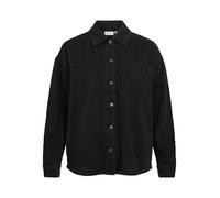 Vila Vikiki L/S Denim Shirt Blk, Black Denim, 10