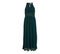 Vila VIMILINA Halterneck Maxi Dress - Noos, Scarab/Detail: Elastic, 8
