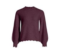 Vila Women's Vinikolina O-Neck L/S Knit Top-Noos, FIG, M