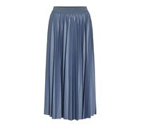 Vila Vinitban Women's Pleated Midi Skirt, Vintage Indigo, XL