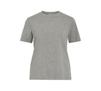 Vila Vinora S/S T-Shirt - Noos, Medium Grey Melange, S