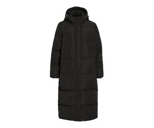 Vila Vistari Noos Long Down Coat, black beauty, 16