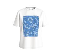 Vila Visybil Faces O-Neck S/S Shirt/Dfs, Snow White, S