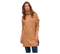 Vila Womens Cilia Roll Neck Jumper Toasted Coconut S