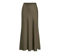 Vila Women's Midi Skirt Variety High Waist, Dusty Olive, 42
