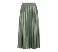 Vila Women's Pleated midi Skirt, Laurel Wreath, L