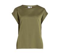 Vila Women's Variety S/S Satin Top Noos Short-Sleeved Blouse, Pastel-Green, 10